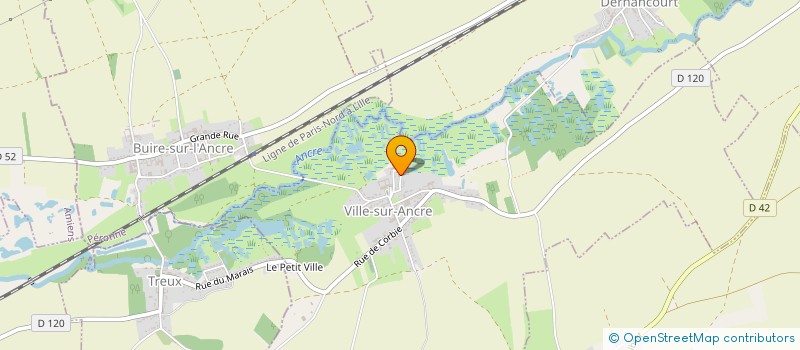 localisation de l'entreprise MADAME AUDREY DELATTRE  VILLE-SUR-ANCRE