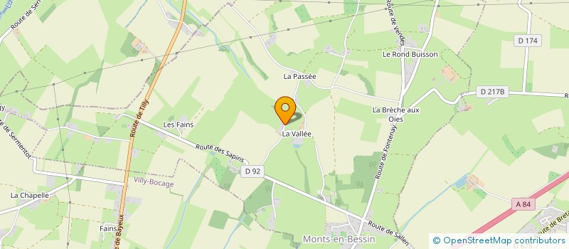 localisation de l'entreprise MADAME AUDREY DELBOS  MONTS-EN-BESSIN