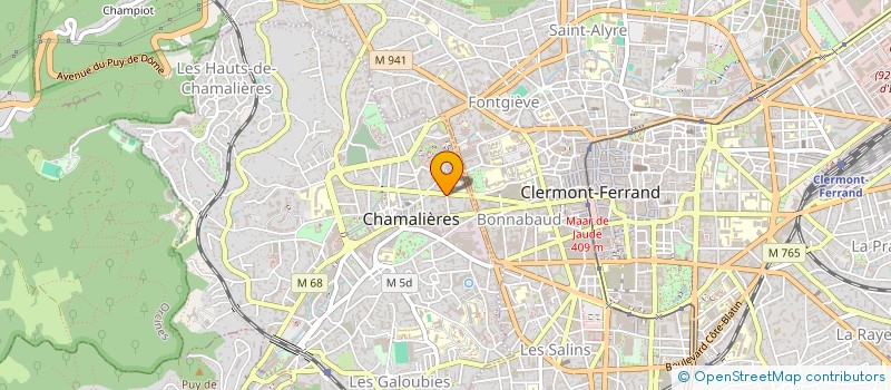 localisation de l'entreprise MADAME AUDREY DELLERY à CHAMALIERES