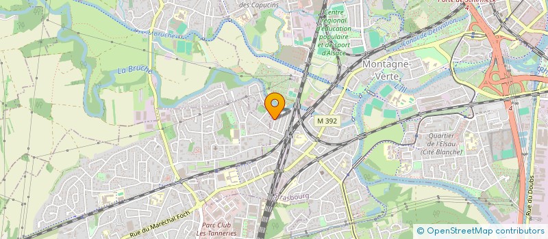 localisation de l'entreprise MADAME AUDREY DELORME  STRASBOURG