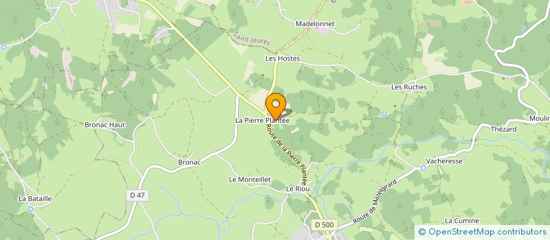 localisation de l'entreprise MADAME AUDREY DELORME  MAZET-SAINT-VOY