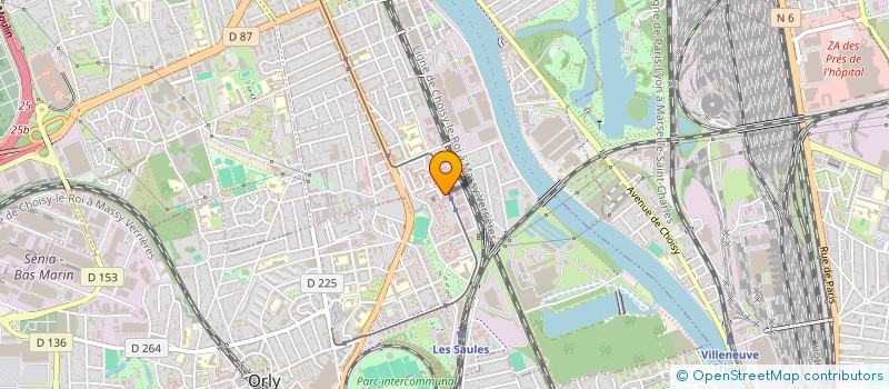 localisation de l'entreprise MADAME AUDREY DELOUMEAUX  CHOISY-LE-ROI