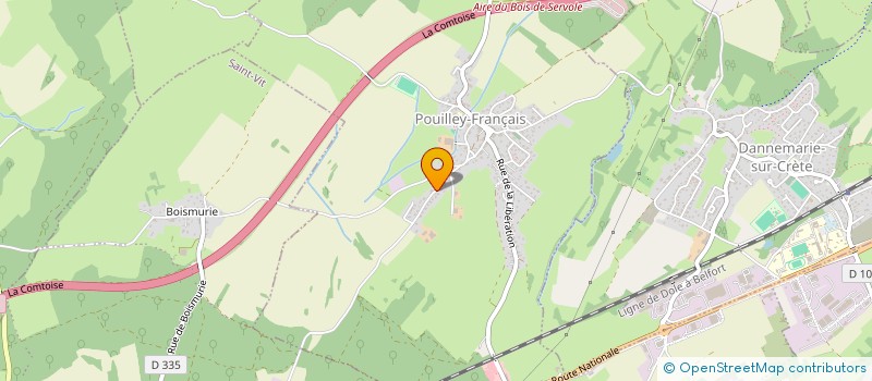 localisation de l'entreprise MADAME AUDREY DELOY  FERRIERES-LES-BOIS