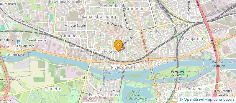 localisation de l'entreprise MADAME AUDREY DEMONTROND  TOURS