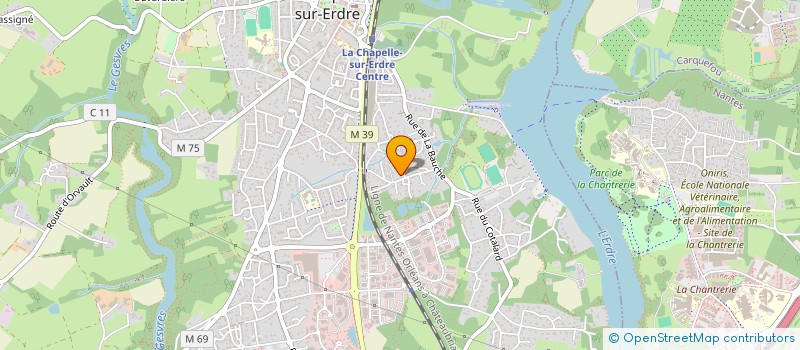 localisation de l'entreprise MADAME AUDREY DEMOULINS  SUCE-SUR-ERDRE