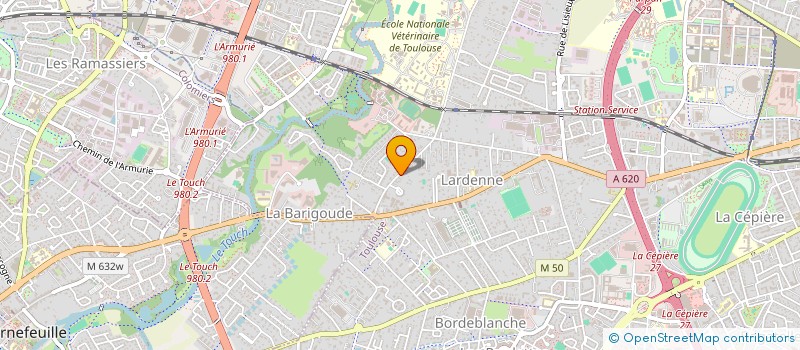 localisation de l'entreprise MADAME AUDREY DENJEAN à TOULOUSE