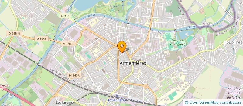 localisation de l'entreprise MADAME AUDREY DERIBREUX  ARMENTIERES