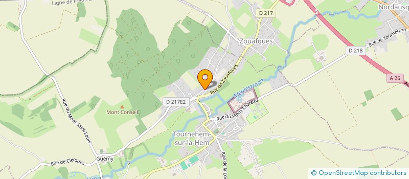 localisation de l'entreprise MADAME AUDREY DEROO  MENTQUE-NORTBECOURT