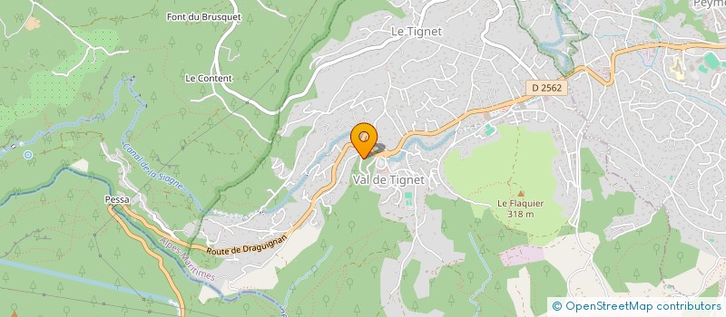localisation de l'entreprise MADAME AUDREY DESBONNET à LE TIGNET