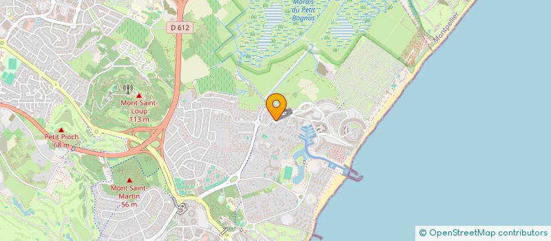 localisation de l'entreprise MADAME AUDREY DESFORGES  AGDE