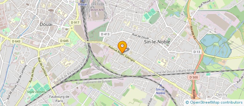 localisation de l'entreprise MADAME AUDREY DESPRETZ  SIN-LE-NOBLE