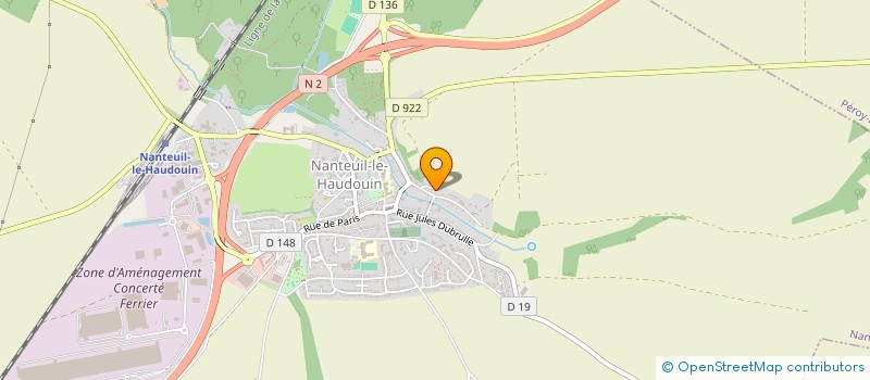 localisation de l'entreprise MADAME AUDREY DESSAIN  NANTEUIL-LE-HAUDOUIN