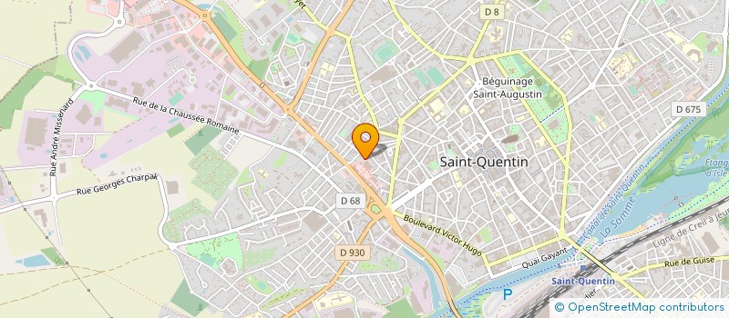 localisation de l'entreprise MADAME AUDREY DESSONS à SAINT-QUENTIN