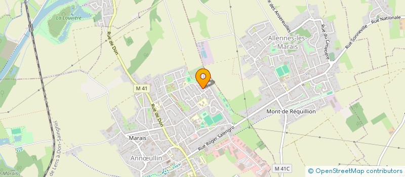 localisation de l'entreprise MADAME AUDREY DETREZ  ANNULLIN