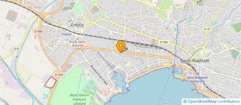 localisation de l'entreprise MADAME AUDREY DEVOS à FREJUS
