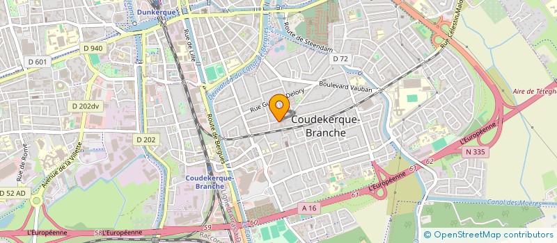 localisation de l'entreprise MADAME AUDREY DEWAELE  COUDEKERQUE-BRANCHE