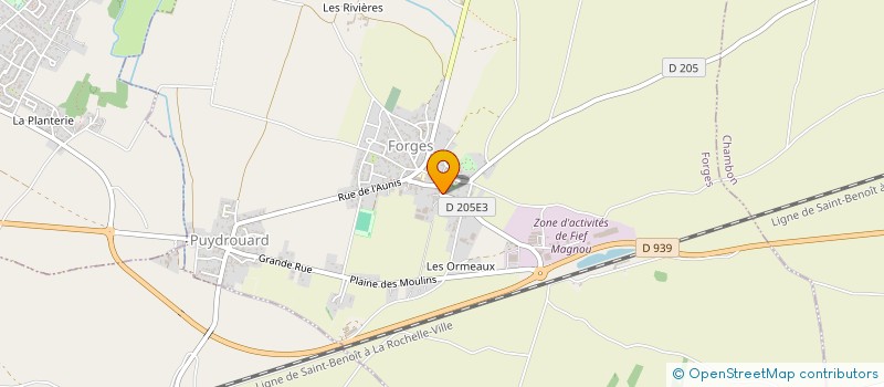 localisation de l'entreprise MADAME AUDREY DEZAFIT à FORGES