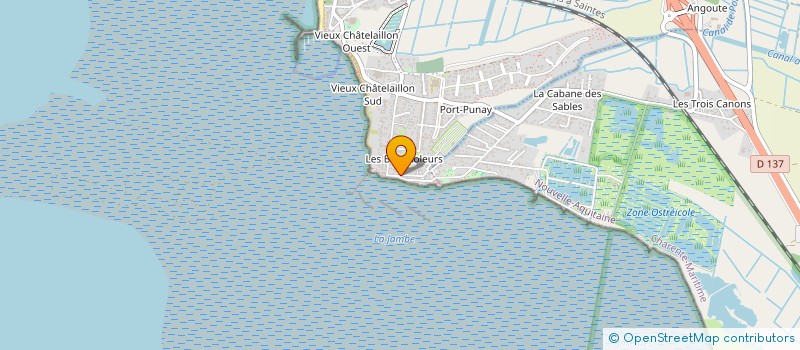 localisation de l'entreprise MADAME AUDREY DHOYER à CHATELAILLON-PLAGE