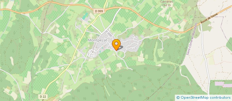 localisation de l'entreprise MADAME AUDREY DIAZ  MONTPEZAT
