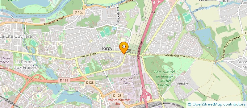 localisation de l'entreprise MADAME AUDREY DIEP  TORCY