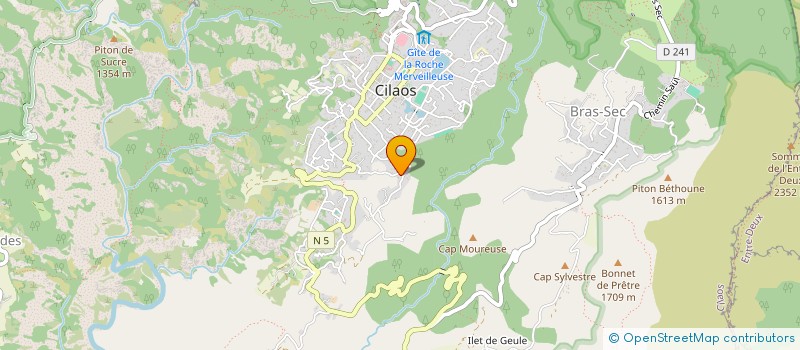 localisation de l'entreprise MADAME AUDREY DIJOUX à CILAOS