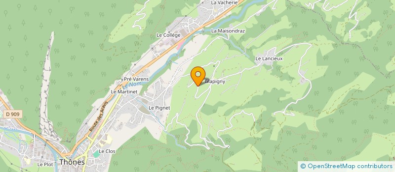 localisation de l'entreprise MADAME AUDREY DIZAR  MANIGOD