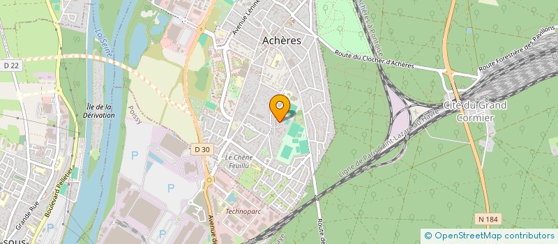 localisation de l'entreprise MADAME AUDREY DOBREMER à ACHERES