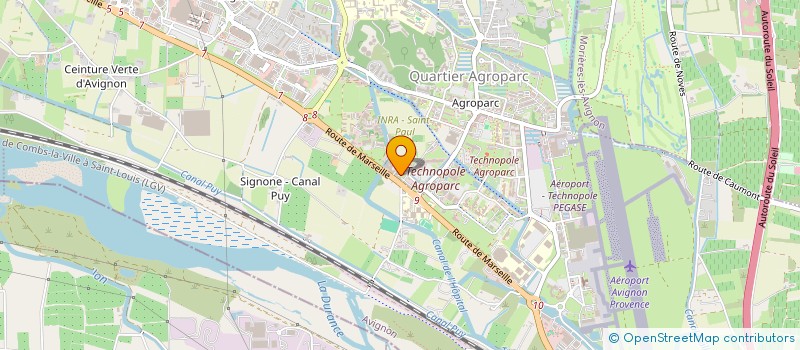 localisation de l'entreprise MADAME AUDREY DOMIAR  AVIGNON