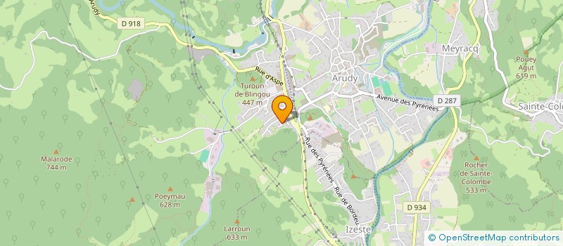 localisation de l'entreprise MADAME AUDREY DONGEON  ARUDY