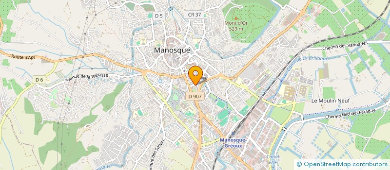 localisation de l'entreprise MADAME AUDREY DONZAT à MANOSQUE