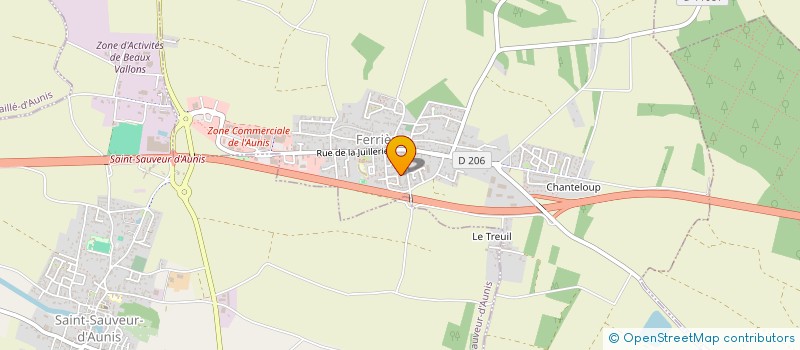 localisation de l'entreprise MADAME AUDREY DORBAIS  FERRIERES