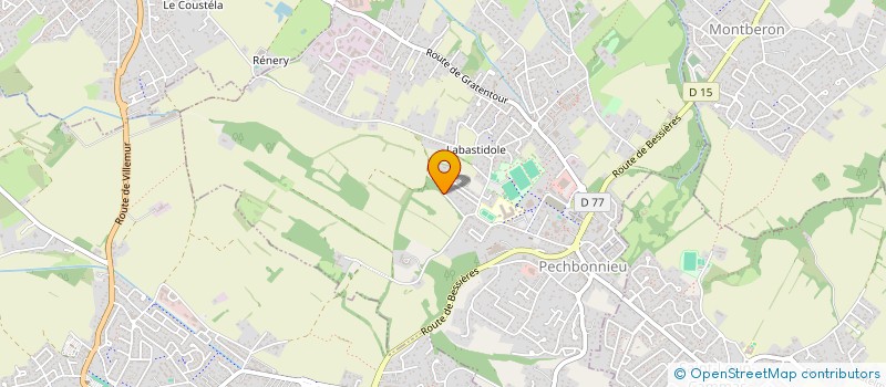 localisation de l'entreprise MADAME AUDREY DORDAIN  PECHBONNIEU