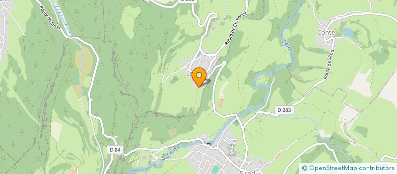 localisation de l'entreprise MADAME AUDREY DUBAT  LENT