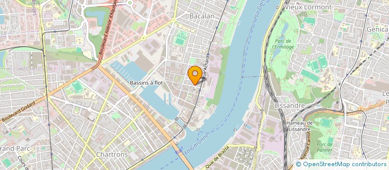 localisation de l'entreprise MADAME AUDREY DUBERNET  BORDEAUX