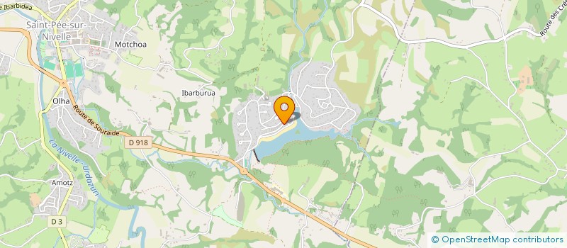 localisation de l'entreprise MADAME AUDREY DUBOIS  SAINT-PEE-SUR-NIVELLE