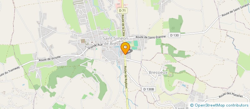 localisation de l'entreprise MADAME AUDREY DUC  SAINT-SIMEON-DE-BRESSIEUX