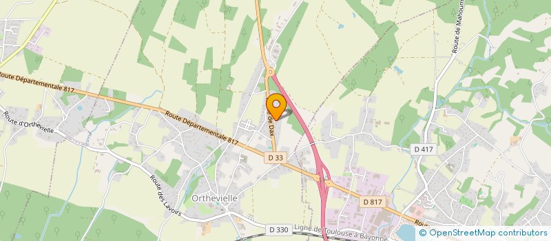 localisation de l'entreprise MADAME AUDREY DUCAMP  ORTHEVIELLE