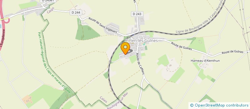 localisation de l'entreprise MADAME AUDREY DUCROCQ  PIHEN-LES-GUINES