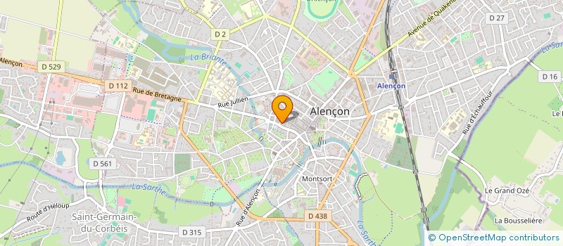 localisation de l'entreprise MADAME AUDREY DUGUE à ALENCON