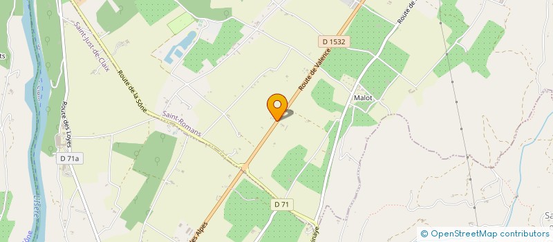 localisation de l'entreprise MADAME AUDREY DUHAMEL  SAINT-ROMANS