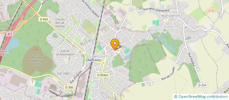 localisation de l'entreprise MADAME AUDREY DUJARDIN  LIBERCOURT