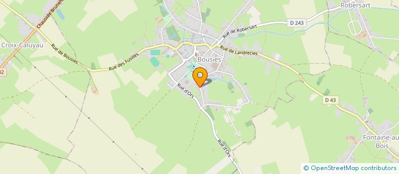 localisation de l'entreprise MADAME AUDREY DUMORTIER  BOUSIES