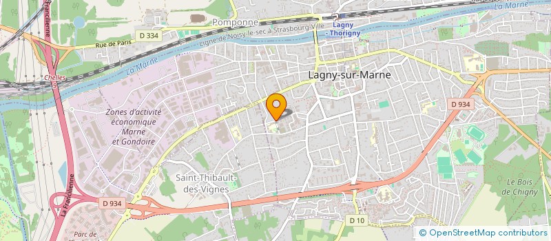 localisation de l'entreprise MADAME AUDREY DUNOD  LAGNY-SUR-MARNE