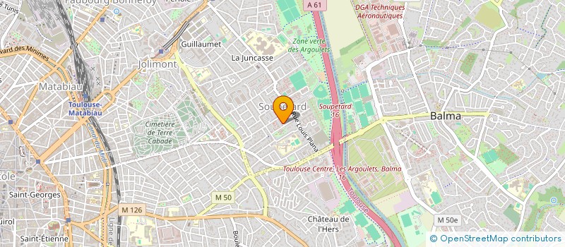 localisation de l'entreprise MADAME AUDREY DUPLAT à TOULOUSE
