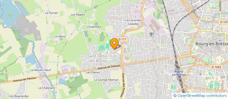localisation de l'entreprise MADAME AUDREY DURAN à SAINT-DENIS-LES-BOURG