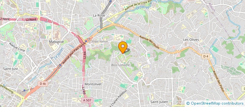 localisation de l'entreprise MADAME AUDREY DURAND à MARSEILLE
