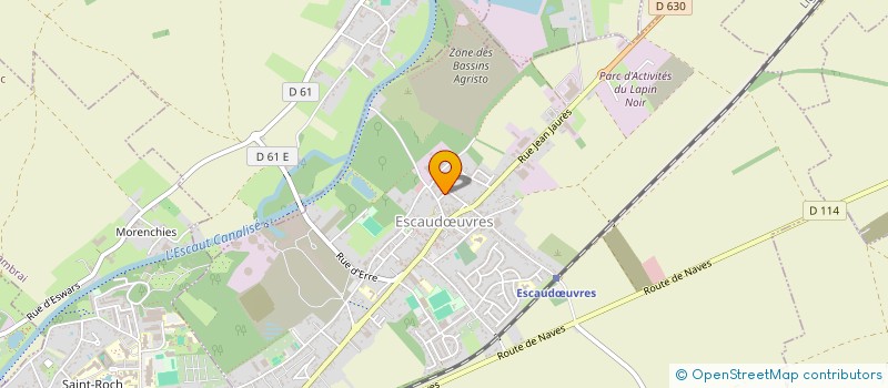 localisation de l'entreprise MADAME AUDREY DURIVAUX  ESCAUDUVRES