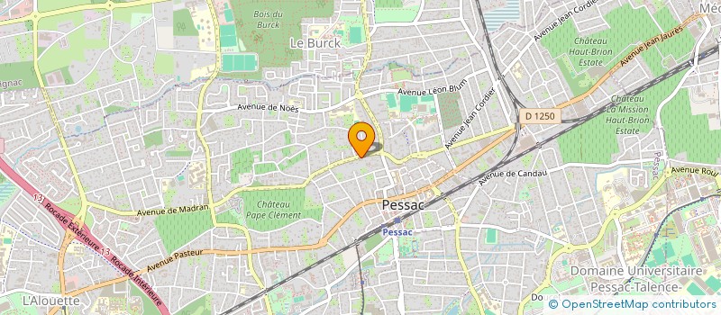 localisation de l'entreprise MADAME AUDREY DUSSEAUX  PESSAC