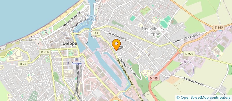 localisation de l'entreprise MADAME AUDREY DUVAL à DIEPPE