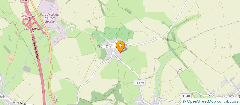 localisation de l'entreprise MADAME AUDREY DUVAL  THAL-DRULINGEN